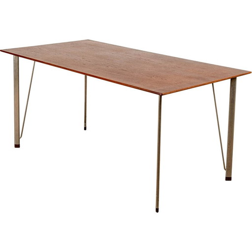 Vintage model 3605 bureau in rozenhout van Arne Jacobsen voor Fritz Hansen, Denemarken 1960