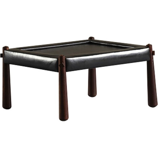 Vintage palissander salontafel door Percival Lafer voor Lafer Mp, Brazilië 1970