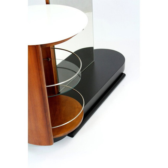 Image 1 of Vintage kaptafel met spiegel van Jindrich Halabala voor Up Zavody, Tsjecho-Slowakije 1940