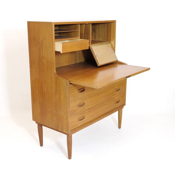 Image 1 of Vintage teakhouten bureau van Arne Wahl Iversen voor Vinde Mobelfabrik, 1965