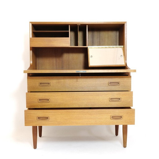Vintage teakhouten bureau van Arne Wahl Iversen voor Vinde Mobelfabrik, 1965