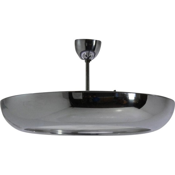 Image 1 of Vintage hanglamp van chroom en glas door Josef Hurka voor Napako, 1930