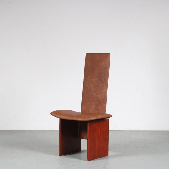 Image 1 of Eetkamerstoelen "Kazuki" van Kazuhide Takahama voor Gavina, Italië 1980