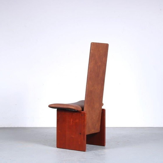 Image 1 of Eetkamerstoelen "Kazuki" van Kazuhide Takahama voor Gavina, Italië 1980