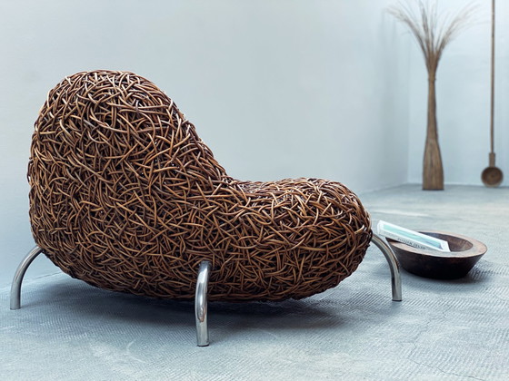 Image 1 of Udom Udomsrianan voor Planet 2001 "Nest Chair" rotan fauteuil