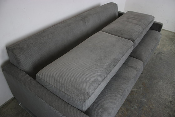Image 1 of Rolf Benz Ego Couch driezits Koordstof Grijs Design Sofa Nieuw.