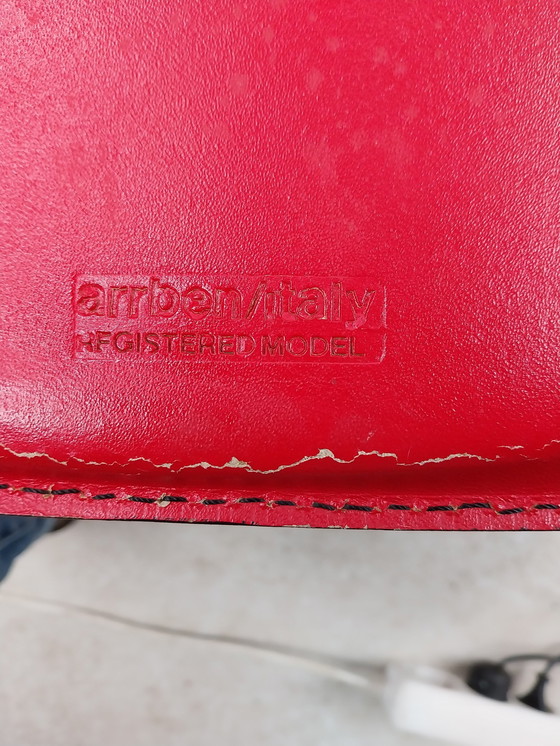 Image 1 of 1 X Set Van 6 Arrben Italy 1980'S Eetkamerstoelen. 