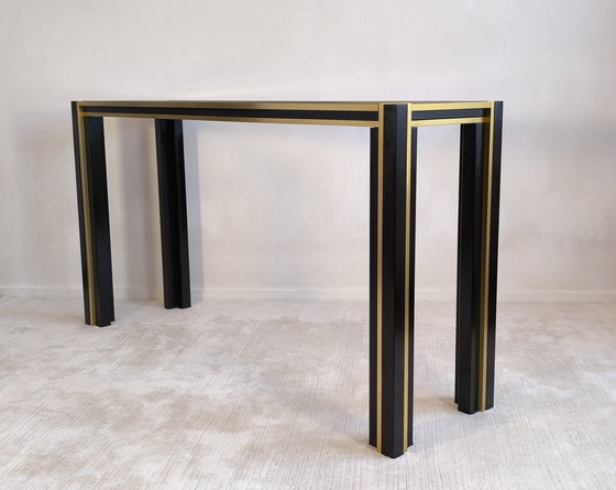 Image 1 of Prachtig Authentiek Groot Console Ontwerp Renato Zevi 1970'S Made In Italy