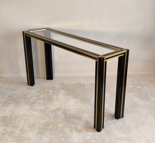 Prachtig Authentiek Groot Console Ontwerp Renato Zevi 1970'S Made In Italy