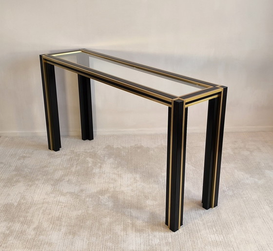 Image 1 of Prachtig Authentiek Groot Console Ontwerp Renato Zevi 1970'S Made In Italy