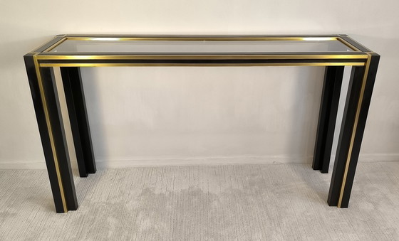 Image 1 of Prachtig Authentiek Groot Console Ontwerp Renato Zevi 1970'S Made In Italy