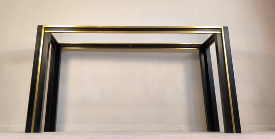 Image 1 of Prachtig Authentiek Groot Console Ontwerp Renato Zevi 1970'S Made In Italy