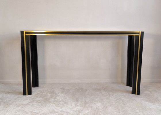 Image 1 of Prachtig Authentiek Groot Console Ontwerp Renato Zevi 1970'S Made In Italy