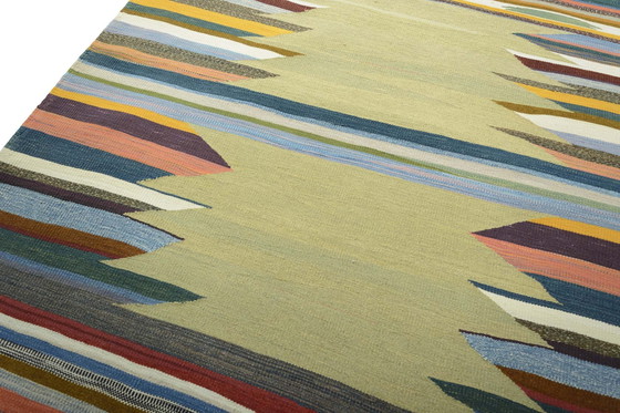 Image 1 of Exclusieve Designer Kelim Fars - 228 X 150 Cm - Modern & Handgemaakt