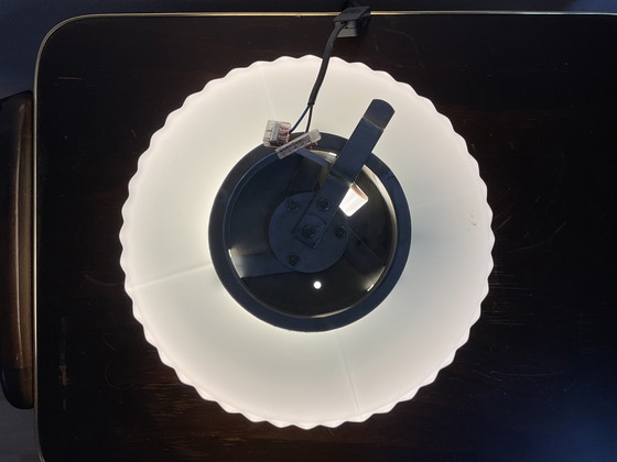 Image 1 of Mid Century Opaal Glazen Plafondlamp