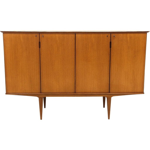 Scandinavisch vintage teak dressoir, Zweden 1960