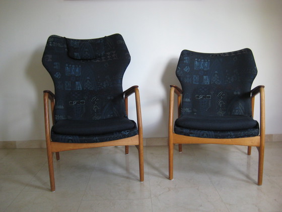 Image 1 of 2x Arnold Madsen stoelen