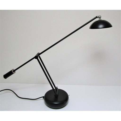 Vintage metalen lamp met contragewicht, 1990