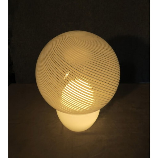 Vintage Murano glazen tafellamp, 1970