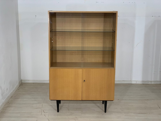 Image 1 of Mid Century vitrine highboard kast vintage