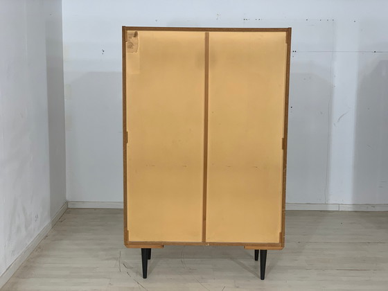 Image 1 of Mid Century vitrine highboard kast vintage