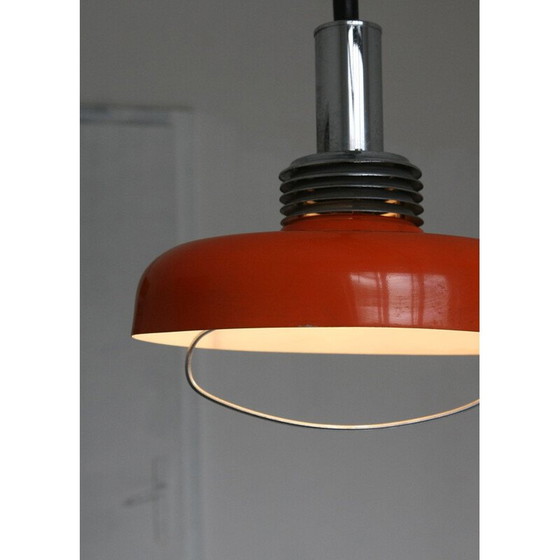 Image 1 of Vintage oranje hanglamp, 1970