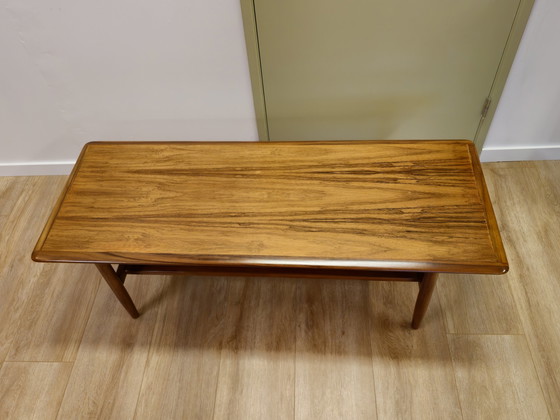 Image 1 of Vintage Deense Salontafel Koffietafel Tafel Teak 