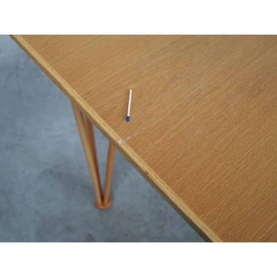 Image 1 of Vintage essenhouten tafel, 1970