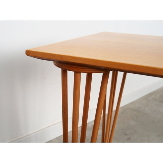Image 1 of Vintage essenhouten tafel, 1970