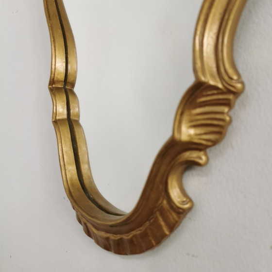 Image 1 of Vintage Barok Brocante Rococo Spiegel, Schouwspiegel