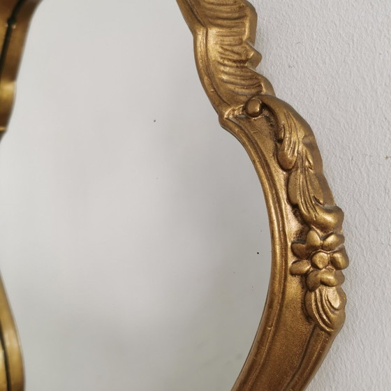 Image 1 of Vintage Barok Brocante Rococo Spiegel, Schouwspiegel