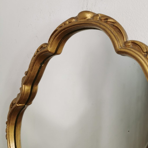 Vintage Barok Brocante Rococo Spiegel, Schouwspiegel