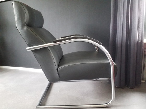 Image 1 of Modern Antracietkleurige Fauteuil