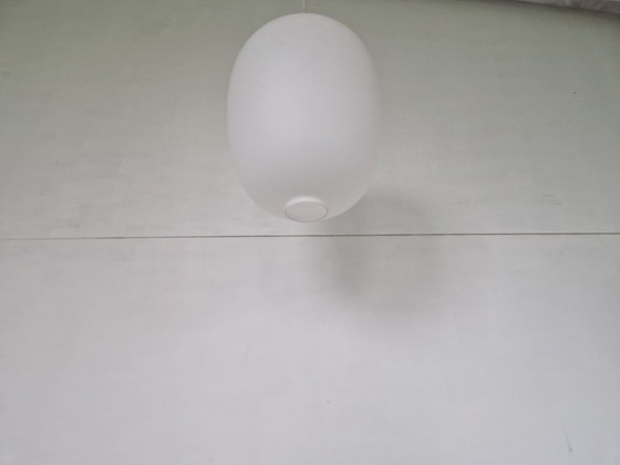 Image 1 of Vintage Opaline Schoollamp Japandi