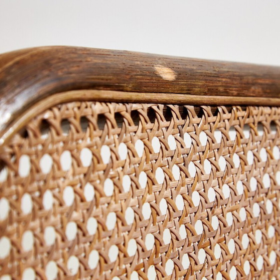 Image 1 of Vintage armstoel van bamboe en rotan, jaren 1970