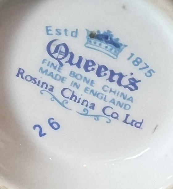 Image 1 of Queens Fine Bone China Kop En Schotel