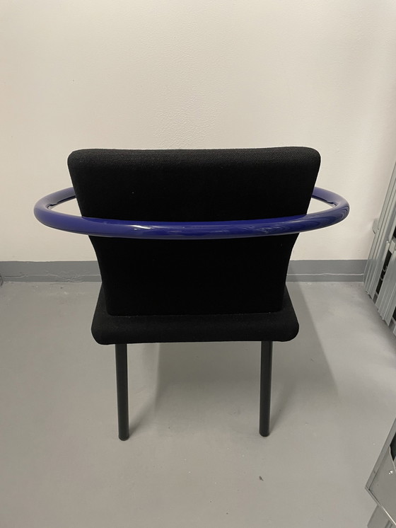 Image 1 of 4x Mandarijn Stoelen Ettore Sottsass Knoll 1986 Paars