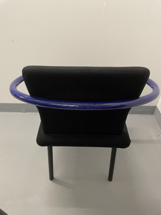 Image 1 of 4x Mandarijn Stoelen Ettore Sottsass Knoll 1986 Paars