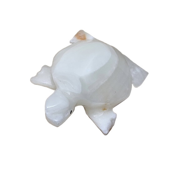 Image 1 of Vintage Onyx Marmeren Schildpad