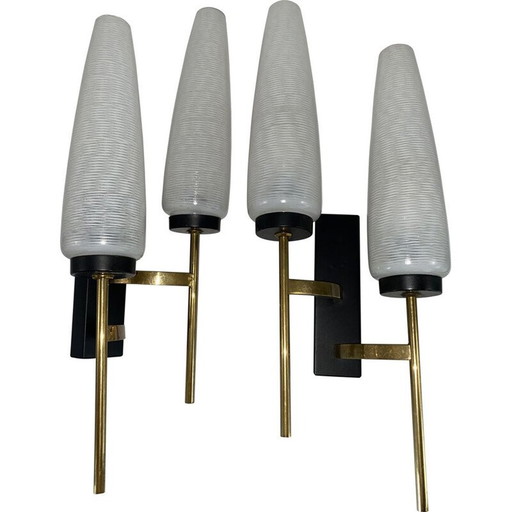 Paar vintage wandlampen van Arlux, 1950