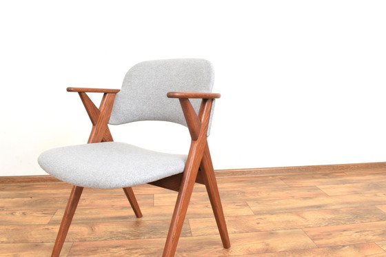 Image 1 of Zweedse eiken fauteuil uit Mid Century 1960 van Broderna Johansson.