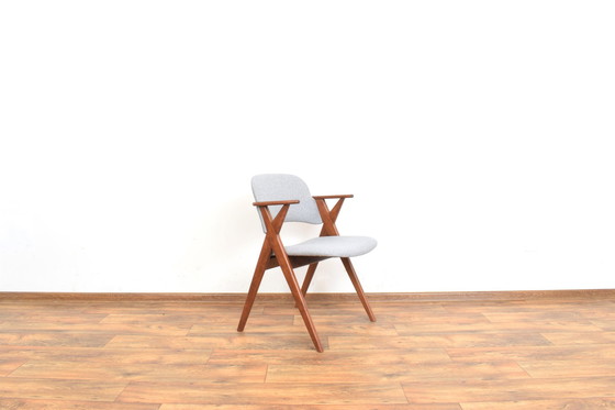 Image 1 of Zweedse eiken fauteuil uit Mid Century 1960 van Broderna Johansson.