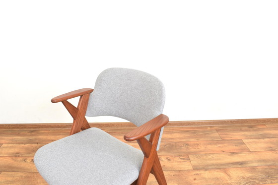 Image 1 of Zweedse eiken fauteuil uit Mid Century 1960 van Broderna Johansson.