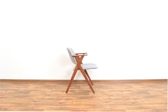 Image 1 of Zweedse eiken fauteuil uit Mid Century 1960 van Broderna Johansson.