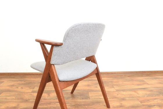 Image 1 of Zweedse eiken fauteuil uit Mid Century 1960 van Broderna Johansson.