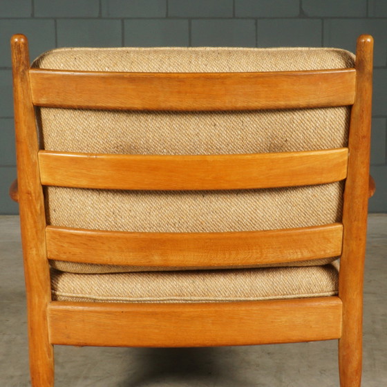 Image 1 of Set Vintage Fauteuils – Eikenhout – Scandinavië – Jaren 60