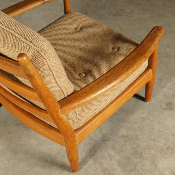 Image 1 of Set Vintage Fauteuils – Eikenhout – Scandinavië – Jaren 60