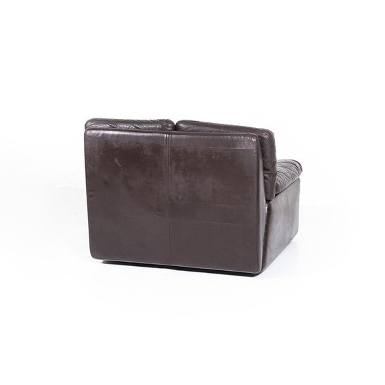 Image 1 of Vintage Italiaanse leren Bonheur loungestoel door Titiana Ammannati & Giampiero Vitelli voor Brunati