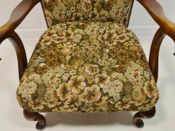 Image 1 of Vintage Chippendale fauteuil, jaren 60, Duitsland