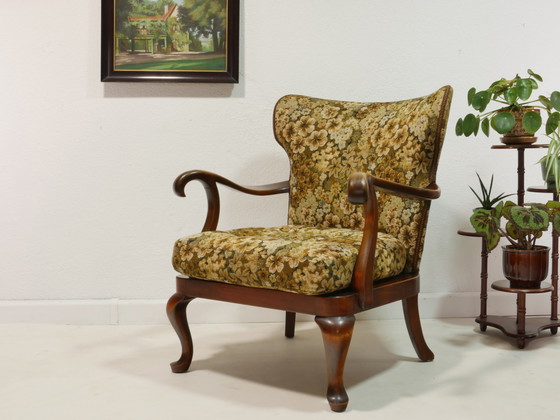 Image 1 of Vintage Chippendale fauteuil, jaren 60, Duitsland